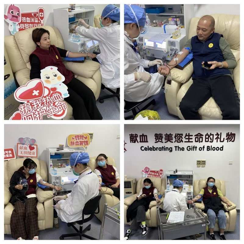 与热血同行 为生命续航——无锡市梁溪区广益养老中心工作人员参加无偿献血活动-第2张图片-无锡护理院|无锡养老院|老年公寓|无锡养老服务网
