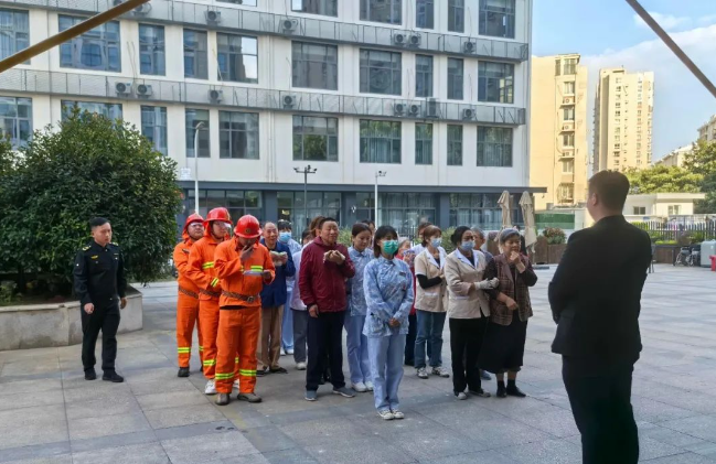 无锡市梁溪区瞻江幸福康复医院消防演习